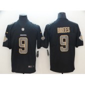 New Orleans Saints #9 Drew Brees Black Impact Rush Limited Nike NFL Men Jersey