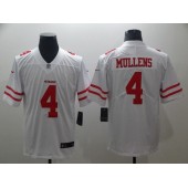 San Francisco 49ers #4 Nick Mullens White Vapor Untouchable Limited Nike NFL Men Jersey