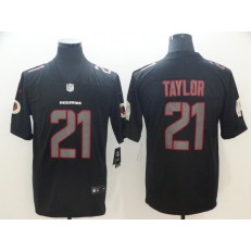 Washington Redskins #21 Sean Taylor Black Impact Rush Limited Nike NFL Men Jersey