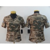 Women Nike Chicago Bears #52 Khalil Mack Camo Salute To Service Limited Jersey