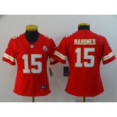 Women Nike Kansas City Chiefs #15 Patrick Mahomes Red Vapor Untouchable Limited Jersey