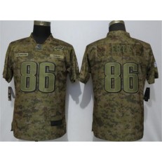 Women Nike Philadelphia Eagles #86 Zach Ertz Camo Camo Salute To Service Limited Jersey