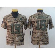 Youth Nike Kansas City Chiefs #15 Patrick Mahomes Camo Salute To Service Limited Jersey