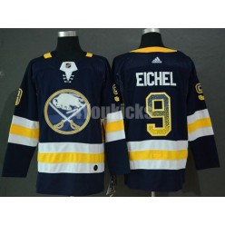 Buffalo Sabres #9 Jack Eichel Navy Drift Fashion Adidas NHL Men Jersey