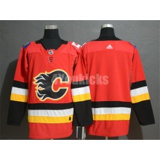Calgary Flames Blank Red Adidas NHL Men Jersey