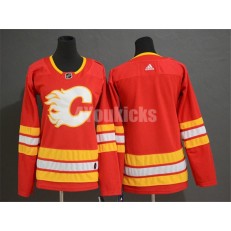 Calgary Flames Blank Red Youth Adidas Jersey