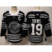 Chicago Blackhawks #19 Jonthan Toews Black 2019 Winter Classic Adidas NHL Men Jersey