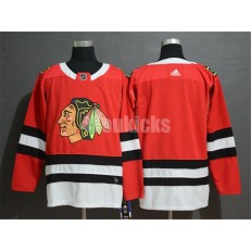 Chicago Blackhawks Blank Red Adidas NHL Men Jersey
