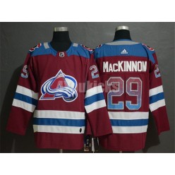Colorado Avalanche #29 Nathan MacKinnon Burgundy Drift Fashion Adidas NHL Men Jersey