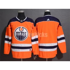 Edmonton Oilers Blank Orange Adidas NHL Men Jersey