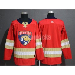 Florida Panthers Blank Red Adidas NHL Men Jersey