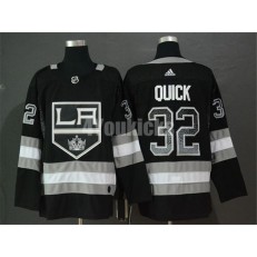 Los Angeles Kings #32 Jonathan Quick Black Drift Fashion Adidas NHL Men Jersey