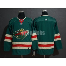 Minnesota Wild Blank Green Adidas NHL Men Jersey