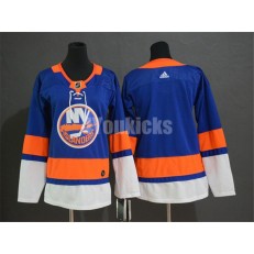 New York Islanders Blank Blue Women Adidas Jersey