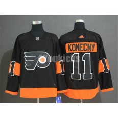 Philadelphia Flyers #11 Travis Konecny Black Alternate Adidas Men Jersey