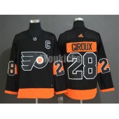 Philadelphia Flyers #28 Claude Giroux Black Alternate Adidas Men Jersey