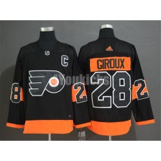 Philadelphia Flyers #28 Claude Giroux Black Alternate Adidas Men Jersey
