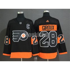Philadelphia Flyers #28 Claude Giroux Black Alternate Adidas Men Jersey