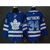 Toronto Maple Leafs #34 Auston Matthews Blue Drift Fashion Adidas NHL Men Jersey
