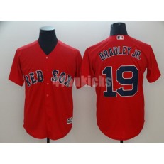 MLB Boston Red Sox #19 Jackie Bradley Jr. Red Cool Base Men Jersey