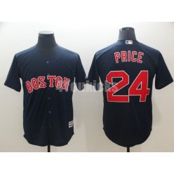 MLB Boston Red Sox #24 David Price Navy Cool Base Jersey