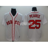 MLB Boston Red Sox #25 Steve Pearce White Cool Base Men Jersey