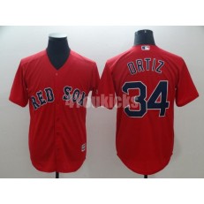 MLB Boston Red Sox #34 David Ortiz Red Cool Base Men Jersey
