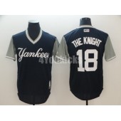 New York Yankees #18 Didi Gregorius The Knight Navy 2018 Players' Weekend Authentic Team Jersey