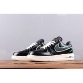 NIKE AIR FORCE 1 LOW BLACK WHITE GREEN AS4061-200
