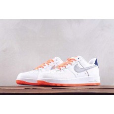 SUPREME x NIKE AIR FORCE 1 LOW WHITE ORANGE GREY AO6296-100