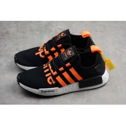 LV x SUPREME x ADIDAS NMD R1 BLACK ORANGE DA8867