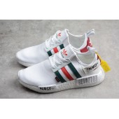 OFF WHITE x ADIDAS NMD WHITE GREEN RED DA8858