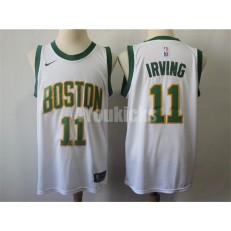 Boston Celtics #11 Kyrie Irving White City Edition Nike Swingman Men Jersey