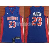 Detroit Pistons #23 Blake Griffin Blue Nike Swingman Men Jersey