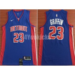 Detroit Pistons #23 Blake Griffin Blue Nike Swingman Men Jersey