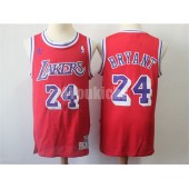 Los Angeles Lakers #24 Kobe Bryant Red Hardwood Classics Men Jersey
