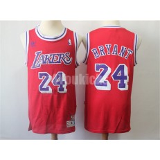 Los Angeles Lakers #24 Kobe Bryant Red Hardwood Classics Men Jersey