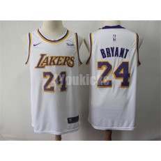 Los Angeles Lakers #24 Kobe Bryant White 2018-19 Nike Swingman Men Jersey