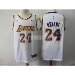 Los Angeles Lakers #24 Kobe Bryant White 2018-19 Nike Swingman Men Jersey