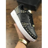 NIKE WMNS AIR FORCE 1 LOW BLACK WITH STARS AR0639-001