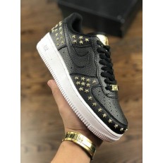 NIKE WMNS AIR FORCE 1 LOW BLACK WITH STARS AR0639-001