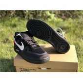 OFF-WHITE x NIKE AIR FORCE 1 LOW BLACK AO4606-001