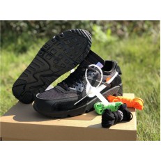 OFF-WHITE x NIKE AIR MAX 90 BLACK AA7293-001