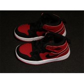 KID'S AIR JORDAN 1 MID ALT BLACK RED 554724-610