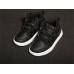 KID'S AIR JORDAN 1 MID ALT BLACK WHITE 555088-006