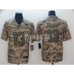 Miami Dolphins #13 Dan Marino Camo Salute To Service Limited Nike NFL Men Jersey
