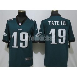 Philadelphia Eagles #19 Golden Tate III Green Vapor Untouchable Limited Nike NFL Men Jersey
