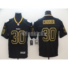 Pittsburgh Steelers #30 James Conner Black Shadow Legend Limited Nike NFL Men Jersey