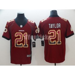 Washington Redskins #21 Sean Taylor Red Drift Fashion Limited Nike NFL Men Jersey