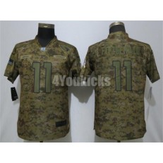 Women Nike Arizona Cardinals #11 Larry Fitzgerald Camo Salute To Service Limited Jersey